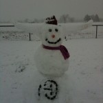 snowman 150x150 Snow Day in Waxahachie